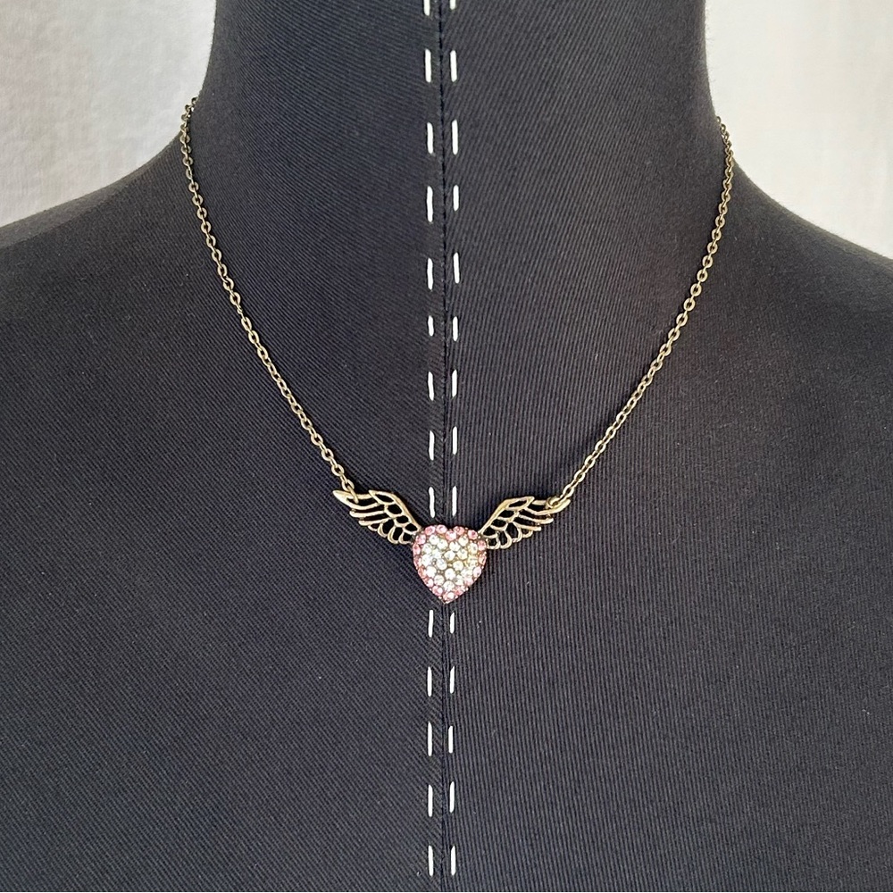 Winged Heart Necklace